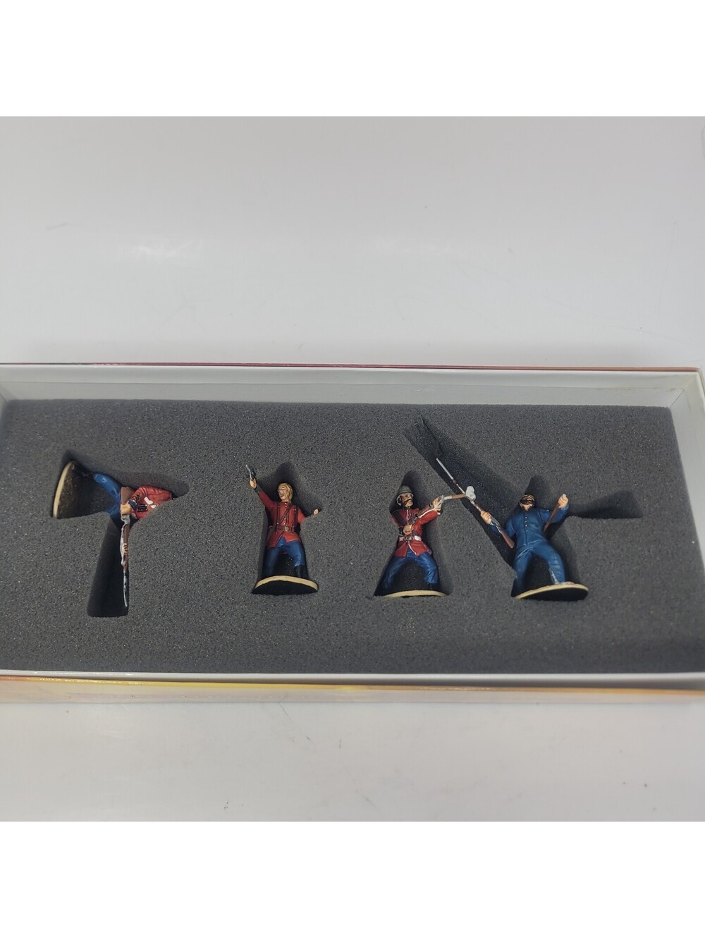 Conte Collectibles Zulu War ZUL020 Heroes of the Drift 4 Figure Set Metal 54mm